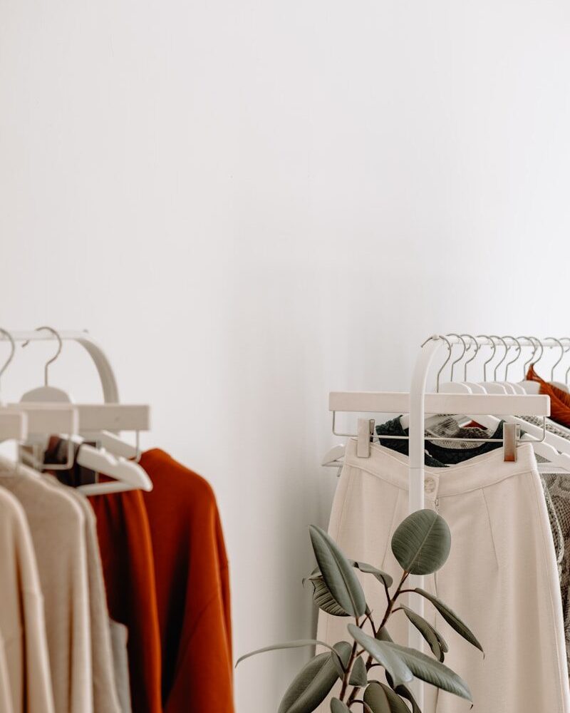 red and white long sleeve shirt
